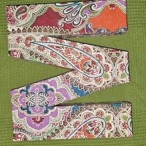 World market letter M wall decor or shelf decor paisley boho vibe!